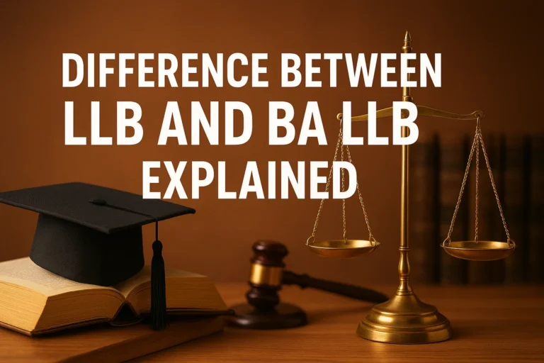 difference between LLB and BA LLB
